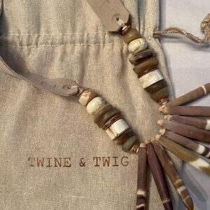 Twine & Twig Natural Beaded Necklace